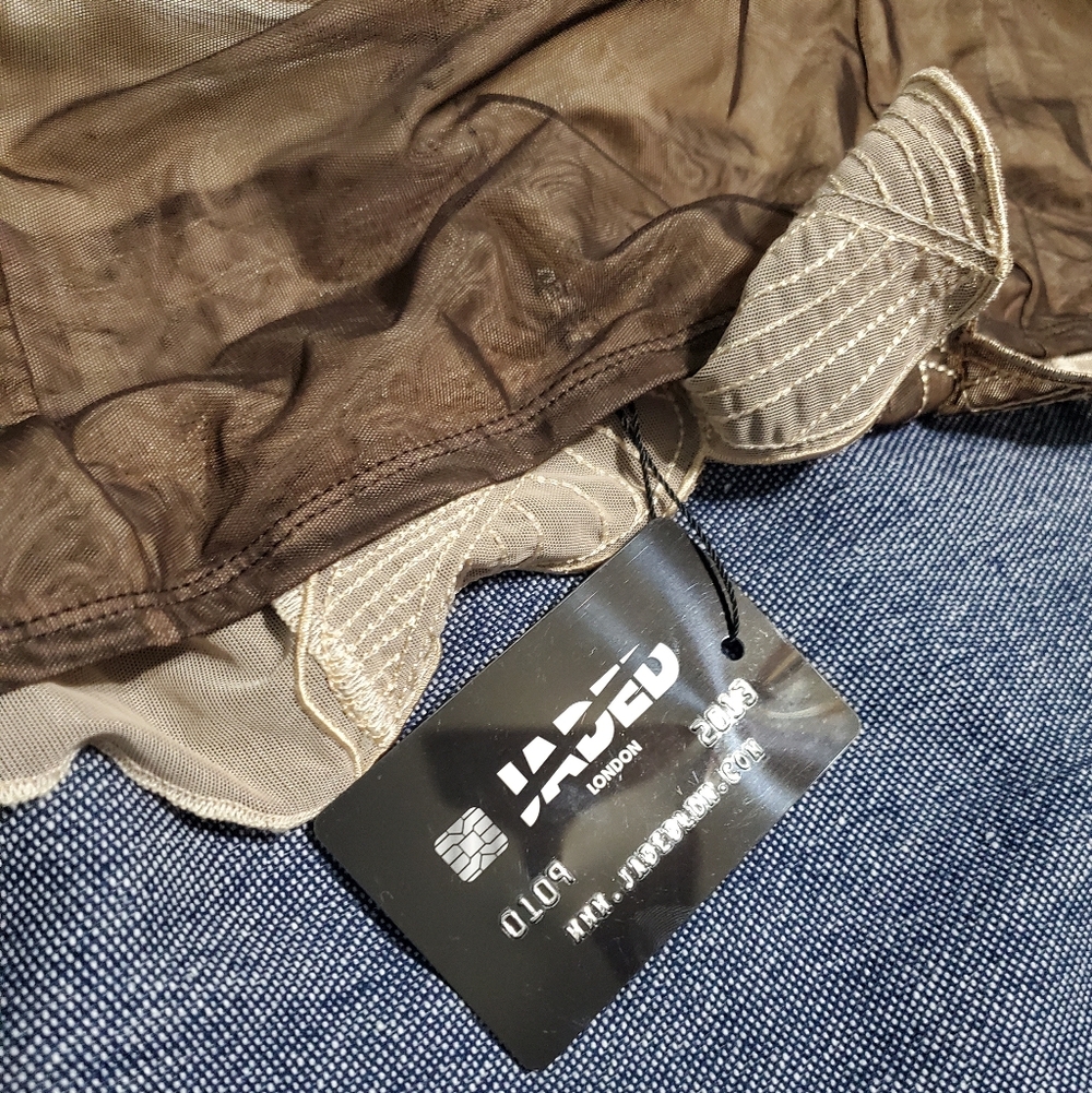 Jaded London | Rebirth Halter Mesh Corset Top Embroidered US 12 Brown - Picture 8 of 12